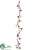 Jingle Bell Garland - Red - Pack of 6