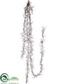 Silk Plants Direct Twig Garland - Brown Snow - Pack of 12