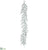Glittered Plastic Twig Garland - Teal - Pack of 6