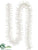 Glittered Twig Garland - White - Pack of 3