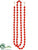 Bead Garland - Red - Pack of 8