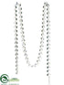 Silk Plants Direct Faux Crystal Garland - Clear - Pack of 12