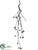 Jingle Bell Garland - Gold Antique - Pack of 12