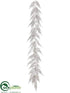 Silk Plants Direct Fern Garland - Silver Gold - Pack of 6