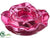 Glass Floating Rose Candle Holder - Fuchsia - Pack of 9