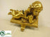 Silk Plants Direct Cherub Stocking Holder - Gold - Pack of 2