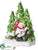 Snowman Stocking Holder - Red Green - Pack of 2
