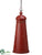 Metal Bell Hanging Lamp - Red Antique - Pack of 4