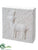 Reindeer Wall Tile - White - Pack of 4