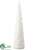 Cone Topiary - White - Pack of 2