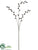 Pine Cone Spray - Brown Snow - Pack of 12