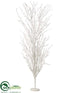 Silk Plants Direct Snowed Tree - White - Pack of 2