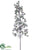 Pine Topiary Stem - Green Snow - Pack of 6