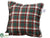 Plaid Pillow - Green - Pack of 6
