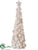 Tassel Cone Topiary - White - Pack of 2