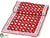 Merry Christmas Polka Dot Table Runner - Red White - Pack of 4