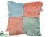 Silk Plants Direct Fur Pillow - Teal Peach - Pack of 6