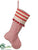 Polka Dot Stocking - Red Natural - Pack of 6