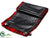 Plaid Chalkboard Table Runner - Red Black - Pack of 4