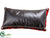 Plaid Chalkboard Pillow - Red Black - Pack of 6