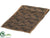 Leaf Embroidered Table Runner - Brown Copper - Pack of 6