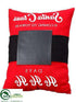 Silk Plants Direct Chalkboard Pillow - Red Black - Pack of 12