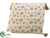 Snowflake Burlap Linen Pillow - Natural Gray - Pack of 2