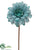 Glittered Linen Gerbera Daisy Spray - Turquoise - Pack of 24