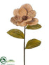 Silk Plants Direct Leopard Magnolia Spray - Tan - Pack of 12