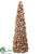 Burlap Ball Cone Topiary - Brown Two Tone - Pack of 2