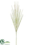 Silk Plants Direct Glitter Grass Spray - Green - Pack of 12