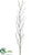 Glittered Twig Branch - Mint - Pack of 12