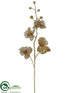 Silk Plants Direct Glitter Phalaenopsis Orchid Spray - Gold - Pack of 6