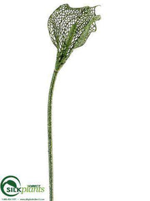Glitter Calla Lily Spray - Green - Pack of 12