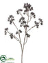 Silk Plants Direct Glittered Mini Seed Spray - Black - Pack of 12