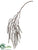Iced Amaranthus Hanging Branch - Brown - Pack of 12