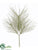 Glitter Long Needle Pine Spray - Green Silver - Pack of 24