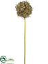 Silk Plants Direct Sequin Allium Ball Spray - Gold - Pack of 6