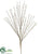 Metallic Mini Leaf Spray - Gold - Pack of 24