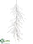 Snow Hanging Branch - White - Pack of 12