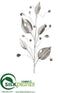 Silk Plants Direct Leaf Spray - Silver - Pack of 12