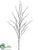 Twig Branch - White - Pack of 12
