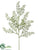Peacock Spray - Lime Glittered - Pack of 24