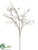 Glittered Grass Spray - Champagne - Pack of 12