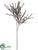Stick Pine Spray - Brown Whitewashed - Pack of 24