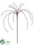 Hanging Beaded Spray - Red - Pack of 12
