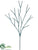 Rhinestone Twig Branch - Aqua - Pack of 12
