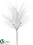Silk Plants Direct Long Needle Pine Spray - Green Snow - Pack of 12