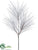 Long Needle Pine Spray - Green Snow - Pack of 6