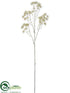 Silk Plants Direct Aralia Bud Spray - Cream - Pack of 12